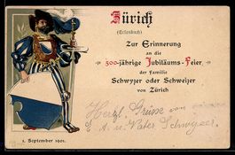 Präge-AK Zürich, 500 jährige Jubiläu