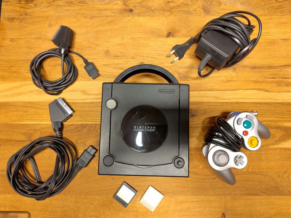 Nintendo Gamecube Konsole schwarz DOL-001 mit 1 Controller (Gebraucht ...