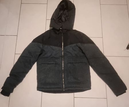 Zara Men Winterjacke Grösse M schwarz/grau guter Zustand
