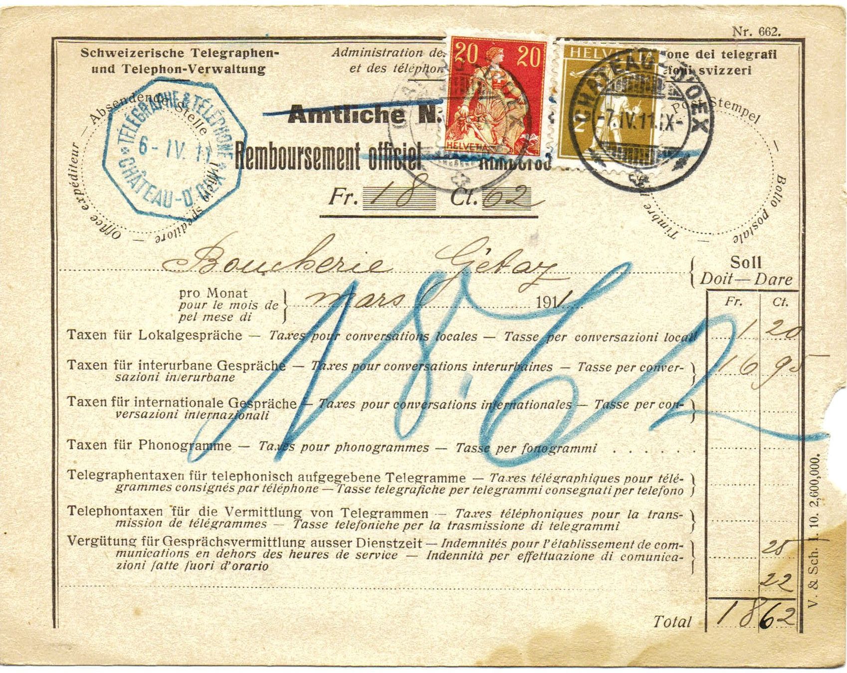Couverts & Versandtaschen: Lot de lettres anciennes – Gebraucht aus Petit-Lancy von Pimose 9