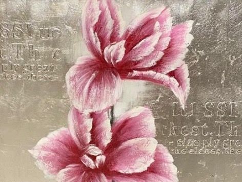 Gemälde: Art Paint metallic flower – Neu (gemäss Beschreibung) aus Ottenbach von tickorus 1