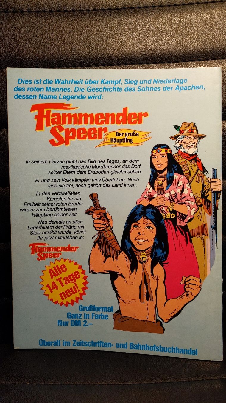 Fumetti: Flammender Speer Comic - Nummer 21, mit Poster! – Usato da Niederscherli venduto da Mon_Art 1