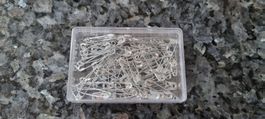 Sicherheitsnadeln, Grosses Set, neu ca.90 Stk., Silber!