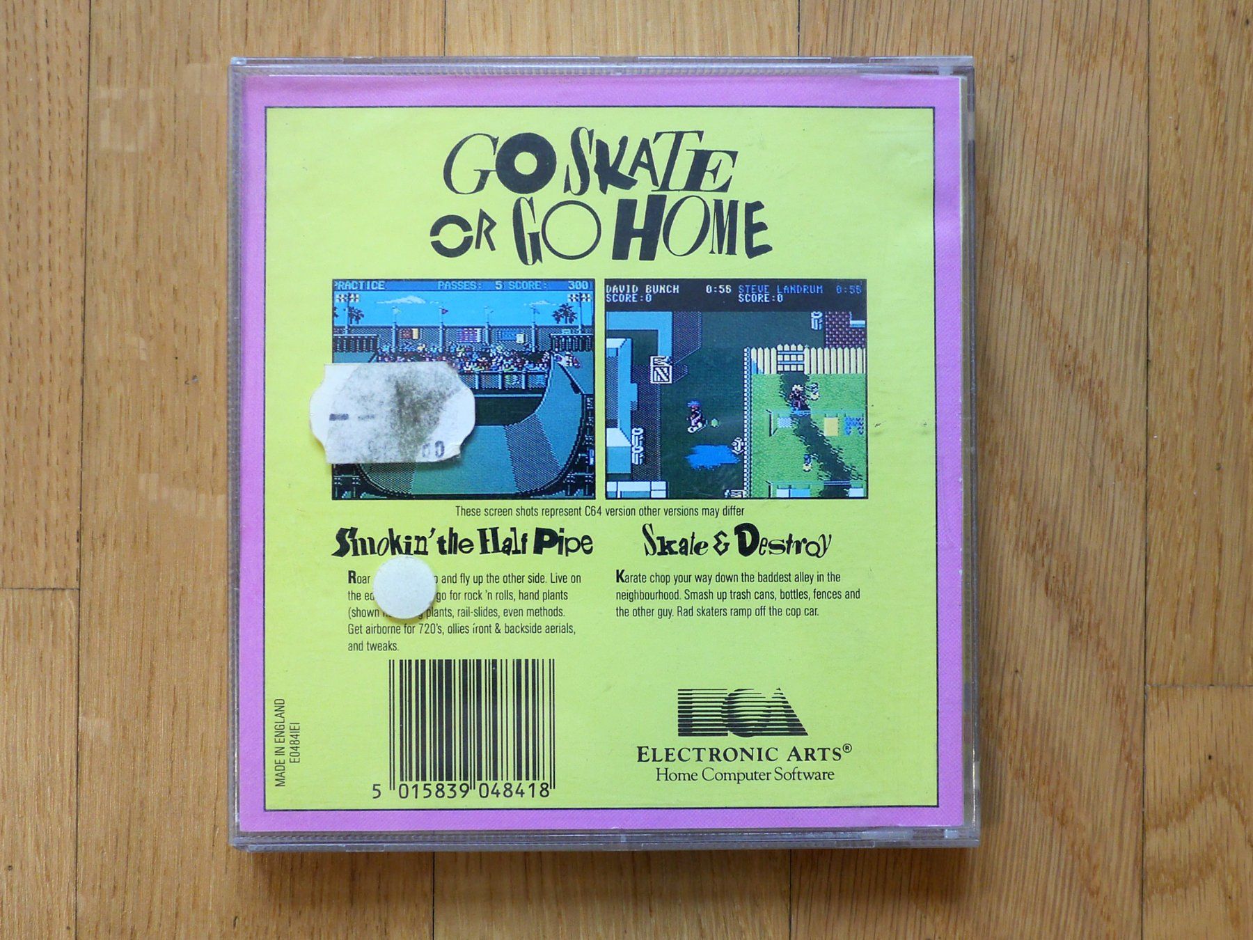 Giochi: Skate or Die Commodore 64 – Usato da Dietwil venduto da deneb26 1