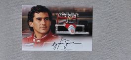 Autogramm Ayrton Senna