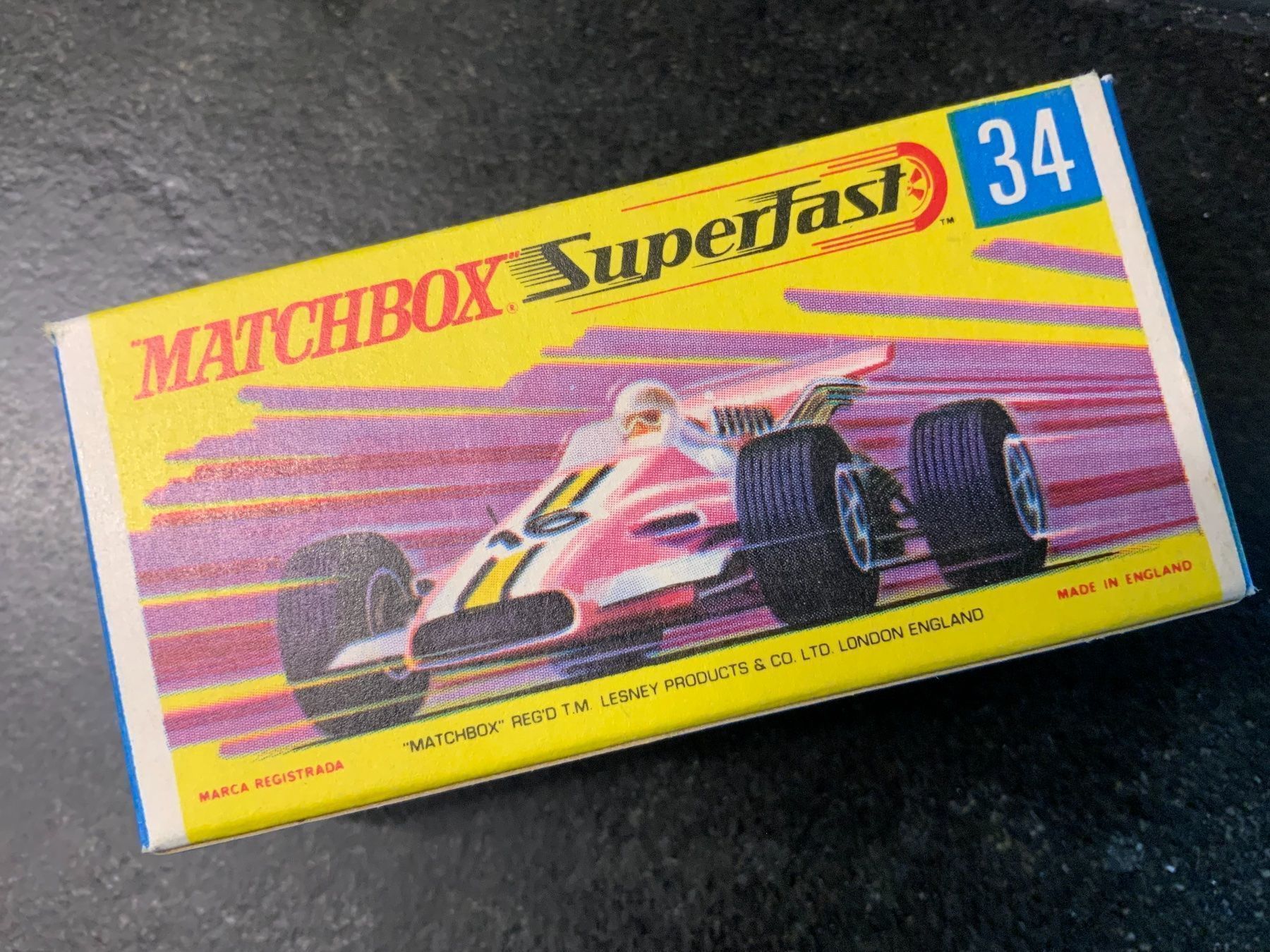Matchbox Modellini d'auto: MATCHBOX Superfast Nr.34, Formula 1 – Nuovo e nell'imballaggio originale da Erlenbach im Simmental venduto da Model_box 5