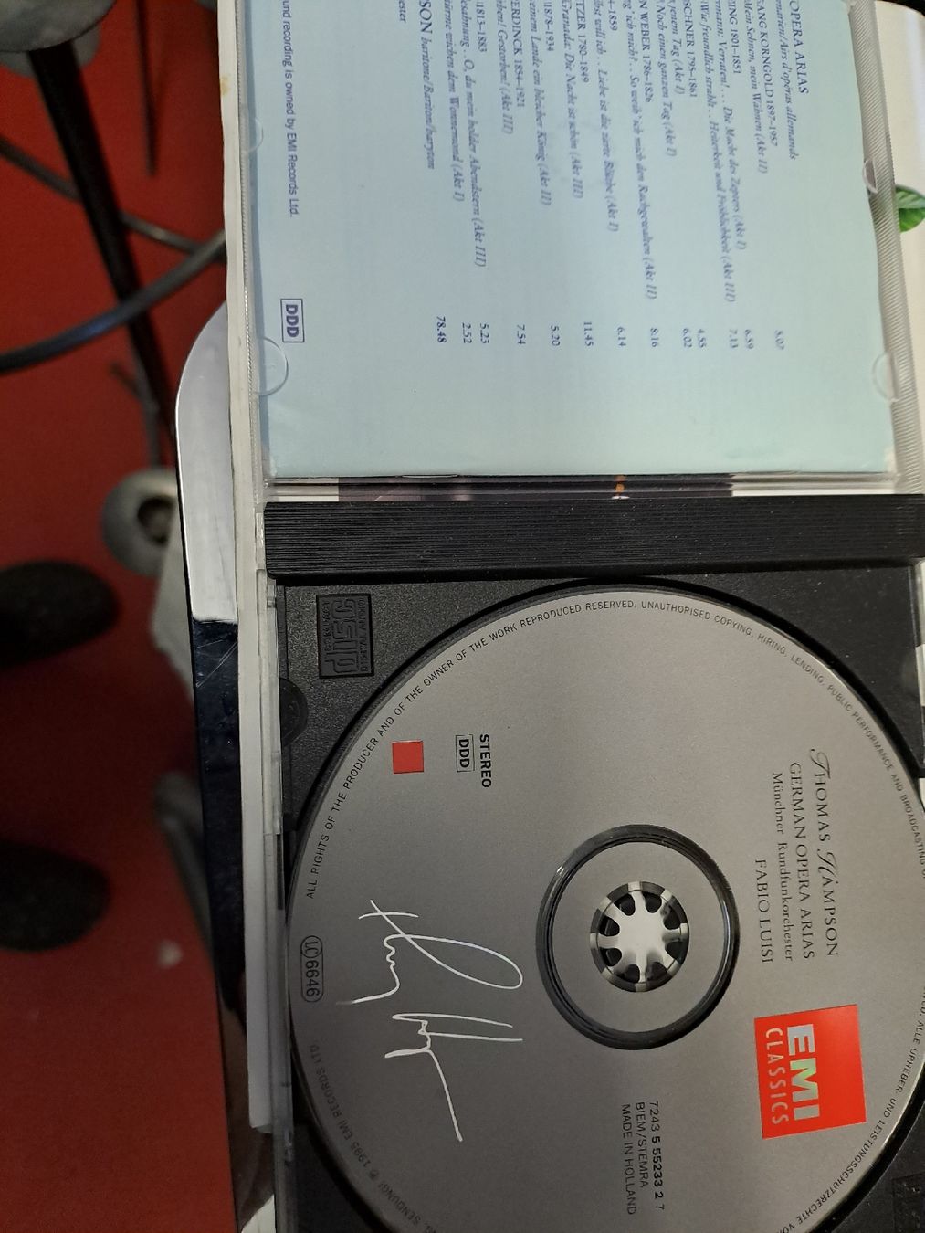 CD: Thomas Hampson - German Opera Arias - CD – Usato da Zürich venduto da Schoebi19 2