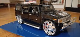 Hummer H2 Modellauto (Maisto) Schwarz guter Zustand