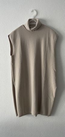 Stricktunika mit Rollkragen ohne Arm Grösse 2 von H&M