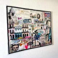 Kuba Havanna Pop Art Vintage La Habana Acryl Stefan Bammert