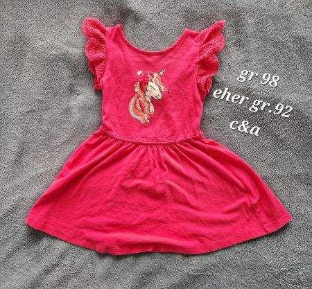 Kleid grösse 92 Einhorn