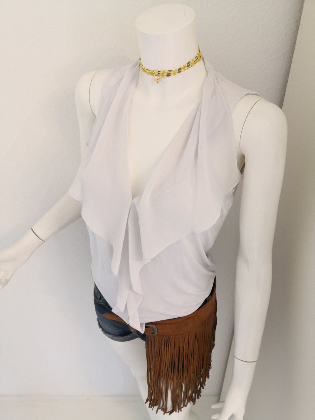 Mango Top: 🤩MANGO TOP HELLGRAU & CHIFFON NEU & ARMANI P. – Nuovo (secondo la descrizione) da Olten venduto da Naja-Twins-Twins 1
