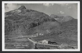 Oberalp Passhöhe mit Miltärbaracken Feldpoststempel