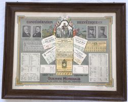 Farblithografie - Guerre mondiale 1914/1918 - Th.Rentsch