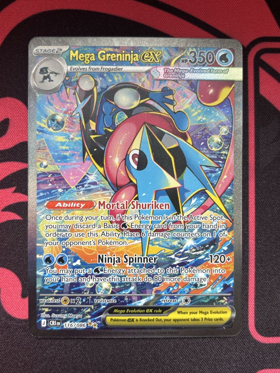 Pokémon Carte collezionabili: Mega greninja ex #116 EN Pokémon  – Usato da Regensdorf venduto da HOLO_LEGENDS