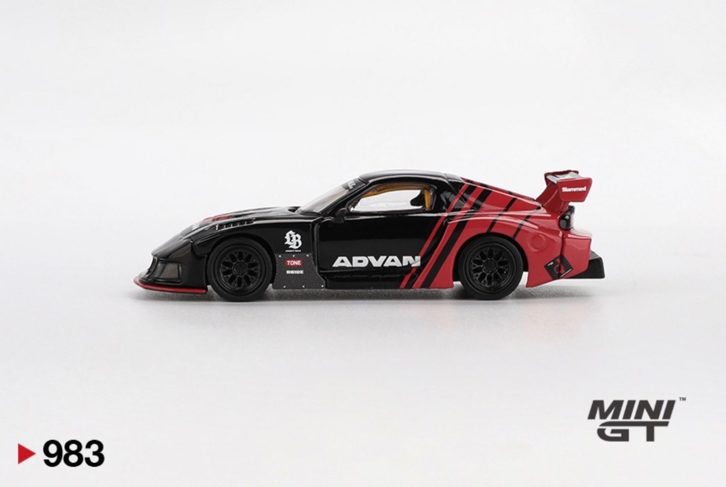 Mazda Modellini d'auto: Mazda RX-7 LB-Super Silhouette Advan 1/64 Mini GT – Nuovo e nell'imballaggio originale da Wohlen AG venduto da PrivatSammlung 3