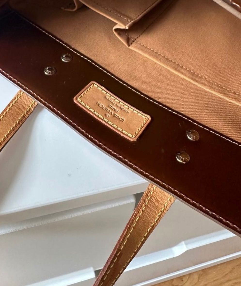 Louis Vuitton Borse: Original LOUIS VUITTON Vernis Handtasche Brown – Usato da Biel/Bienne venduto da Peeeep10 6