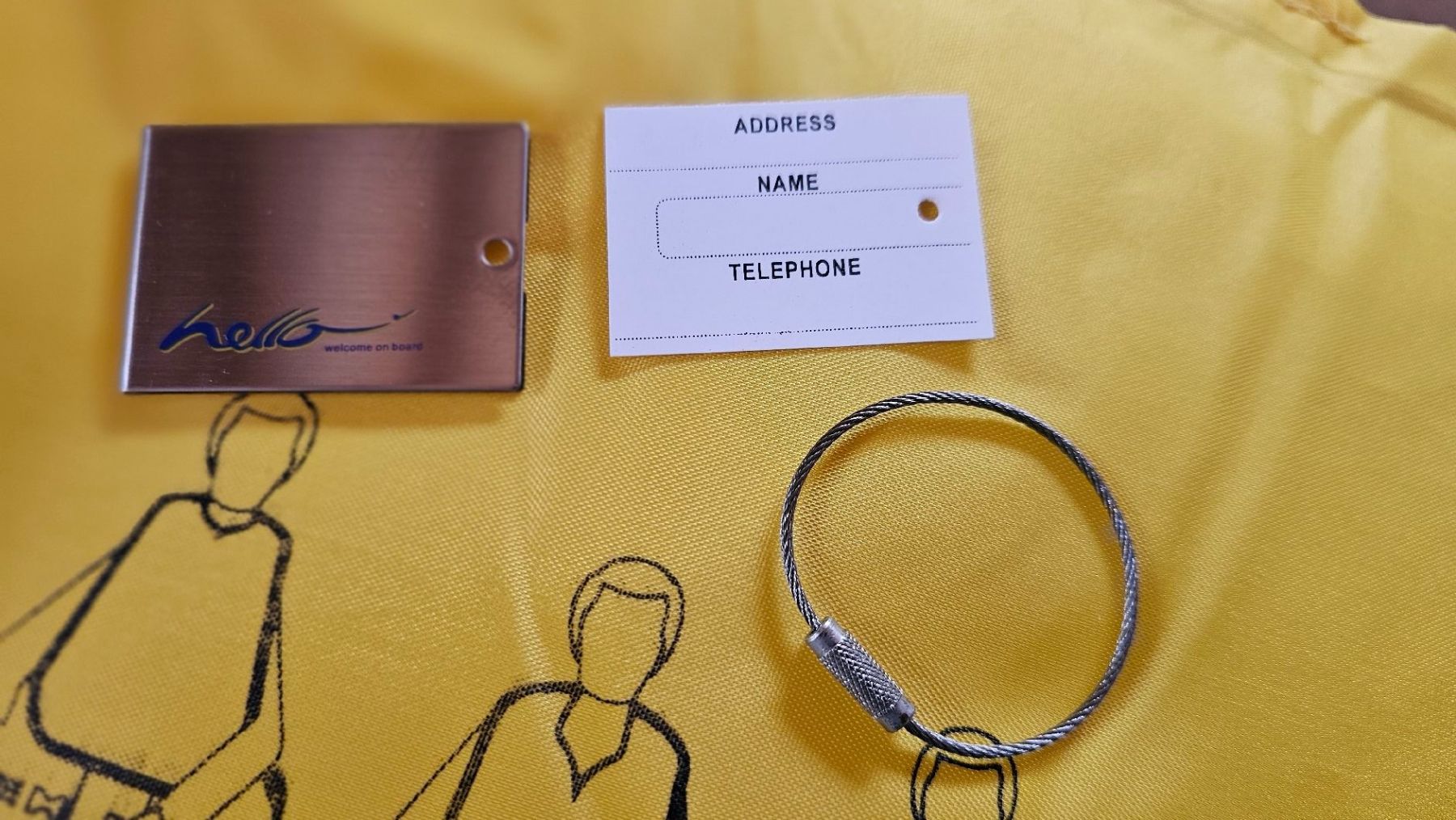 Anhänger: Gepäckanhänger von Hello Air – Neu und originalverpackt aus Glattfelden von hbct 1