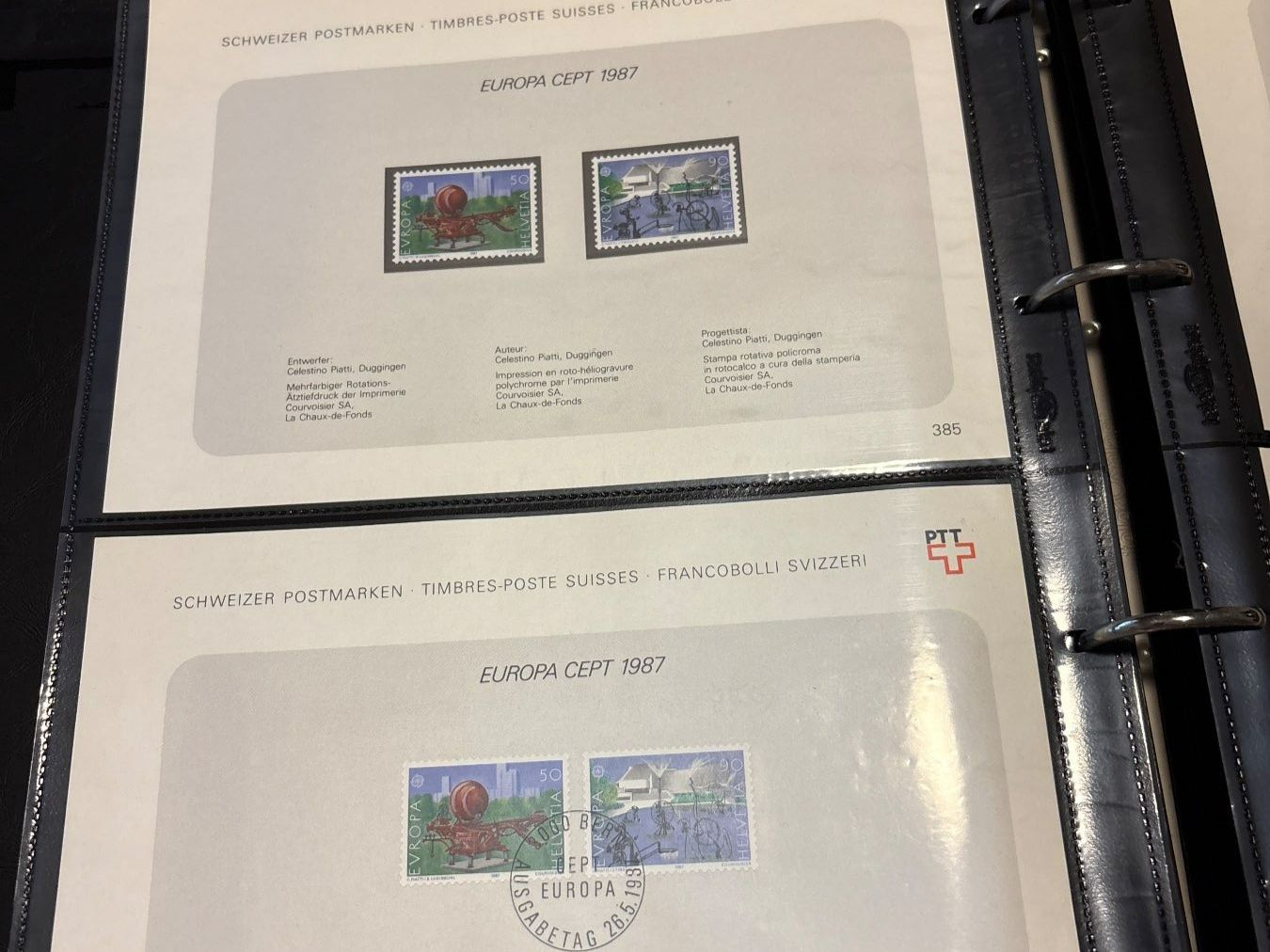 Tutti i francobolli: Suisse 1987 - Collection complète – Nuovo e nell'imballaggio originale da Palézieux venduto da Minou-Marc-Nico_Mimi 2