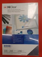 GBC HiClear PVC Report Cover A4 200 Micron 100 Stk