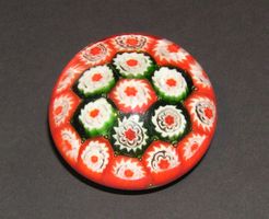 MURANO MILLEFIORI PAPERWEIGHT BRIEFBESCHWERER