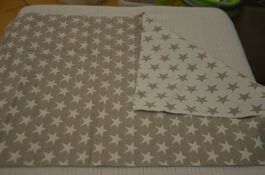 STOFF RESTE  DOUBLE FACE - 2 METER X 30CM