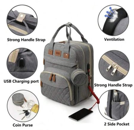 Wickeltasche/Baby Reisebett, neu !
