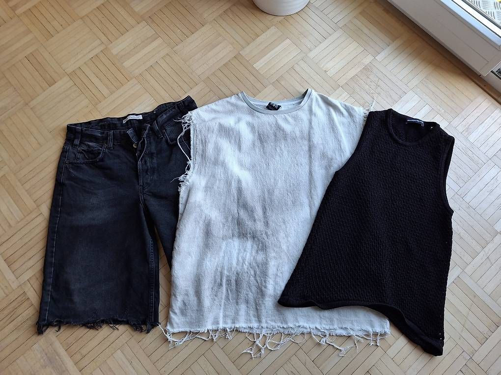 Lotti di vestiti: 1 Shorts, 2 Shirts – Usato da Schaffhausen venduto da nguni