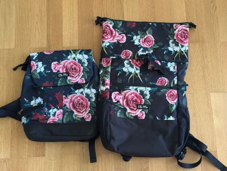 Ela Mo Rose Floral Backpacks - Perfect for Daily comfort