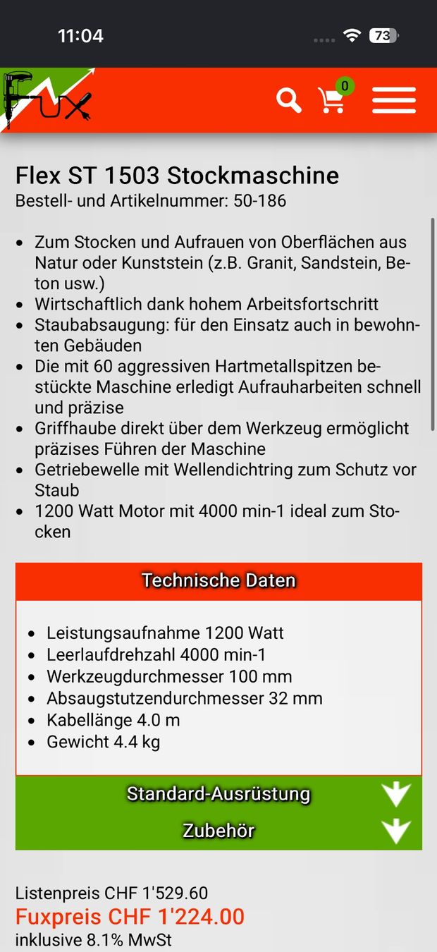 Schleifen & Polieren: Flex stockmaschine – Gebraucht aus Weite von 88luki01 4