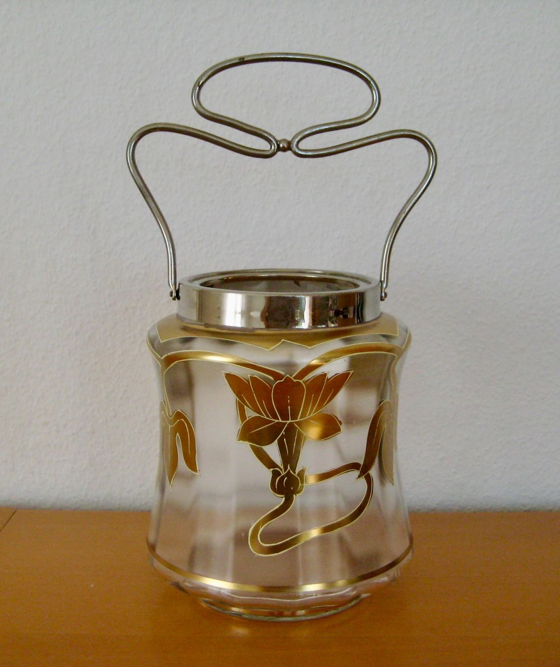 Bicchieri: Jugendstil Biskuit - Konfekt Glasdose – Usato da Langendorf venduto da Happy11