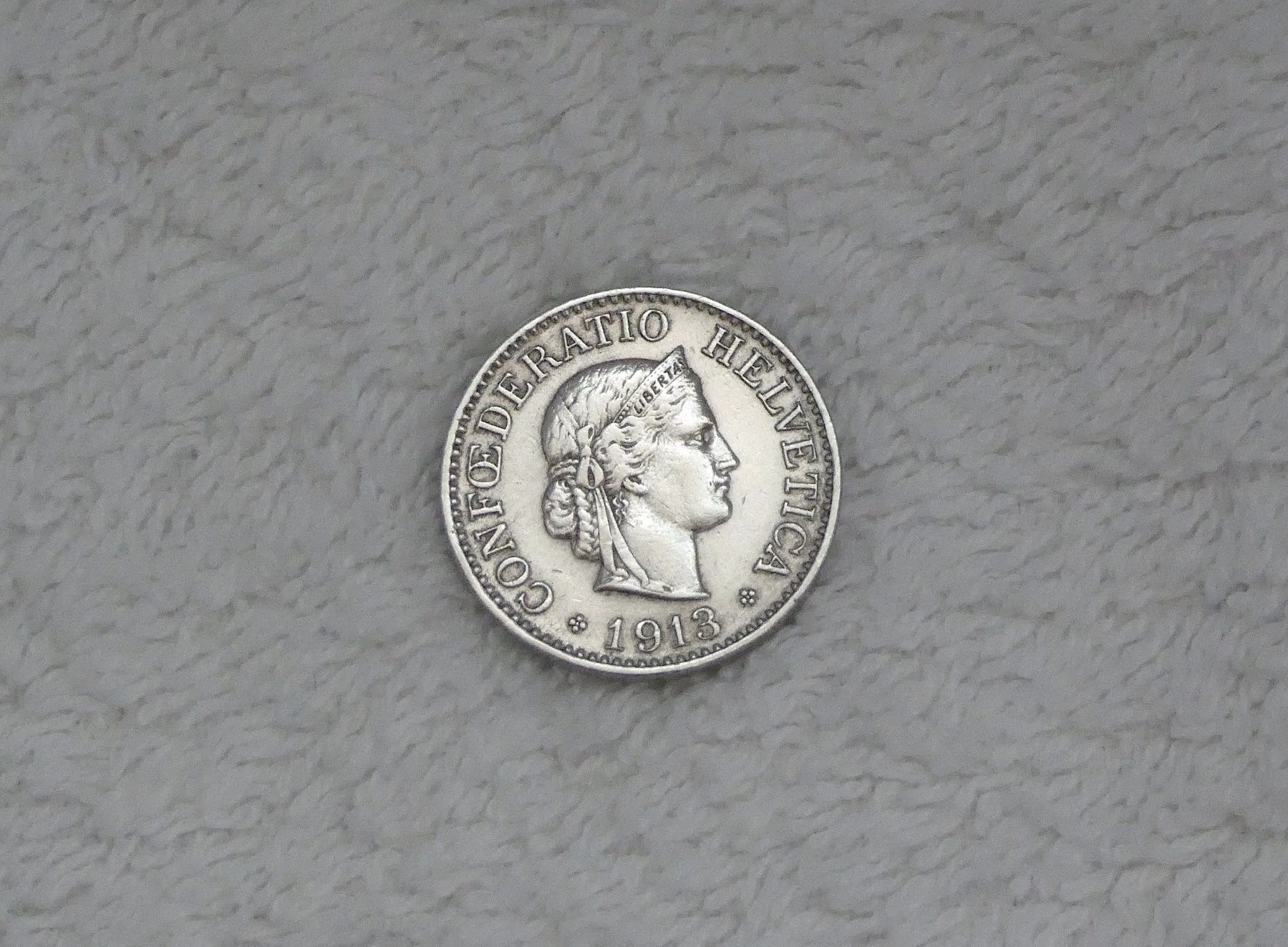 Tutti le monete: 10 centimes/rappen 1913 – Usato da Nyon venduto da Ilmi09