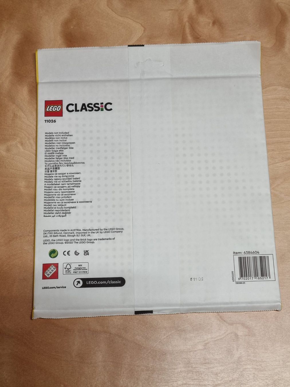 Lego Baukästen: LEGO 11026 White Baseplate – Neu und originalverpackt aus Basadingen von tot_59zf 1