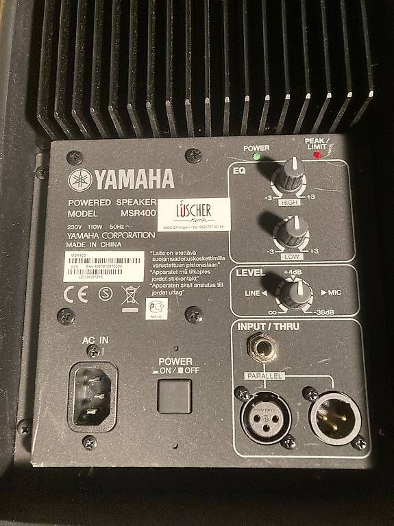 Yamaha Casse acustiche: PA Lautsprecher Yamaha MSR 400 – Usato da Derendingen venduto da signer78 1