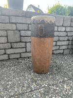 Antike Trommel mit echtem Leder