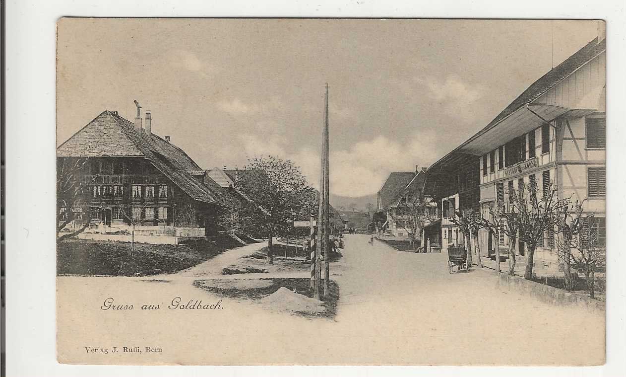 Cartoline postali: Goldbach, 1901 – Usato da Spiez venduto da Niesen20