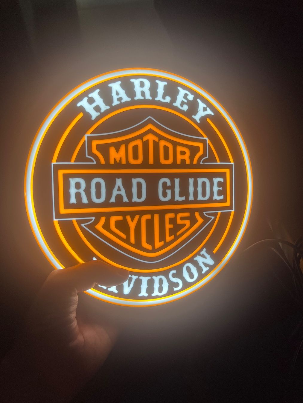 Lampes: Lampe décoration LightBox Harley Davidson – Neuf (Voir description) à Noville par Berlusconi55