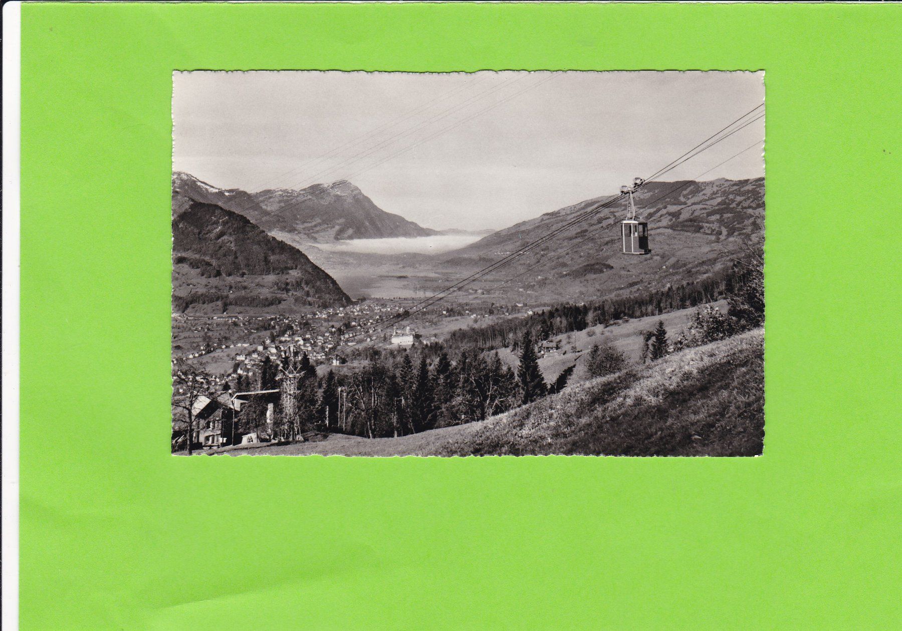 Cartoline postali: Seilbahn Rickenbach-Rotenfluh – Usato da St. Peterzell venduto da neckertal