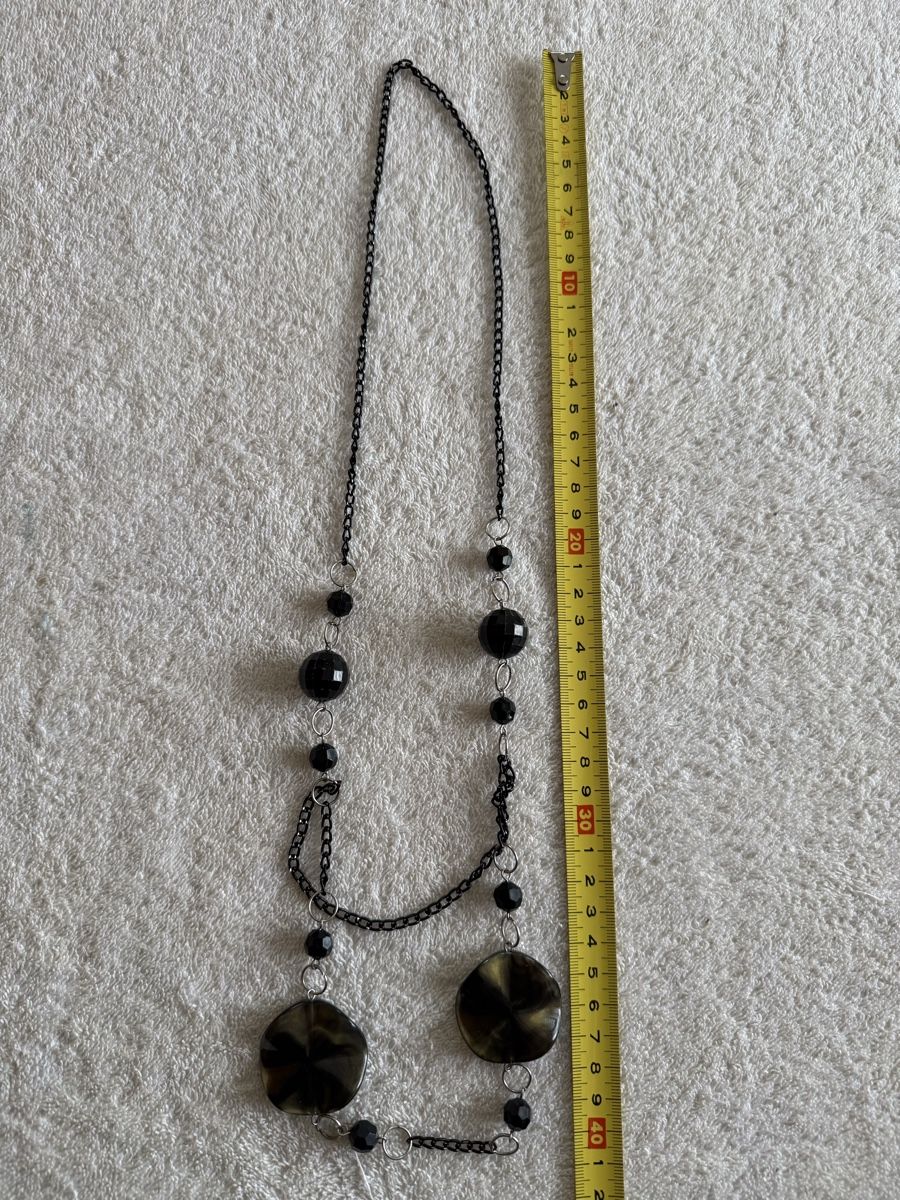 Altri gioielli: Lange Kette schwarz mit Perlen Modeschmuck – Usato da Affoltern am Albis venduto da jonas1009 2