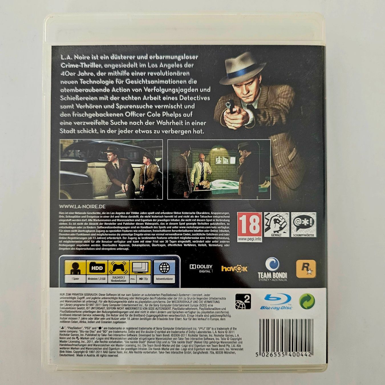 Sony Giochi: L.A. Noire (PS3) – Usato da Holziken venduto da Miglioregamesnmore 1