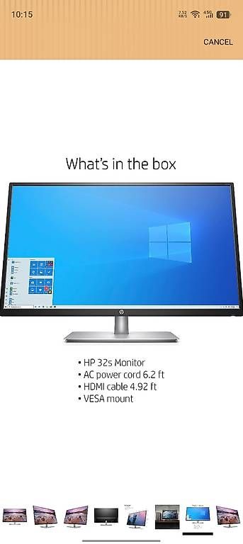 Monitor: Monitor HP 32" – Usato da Massagno venduto da toi_m8xk