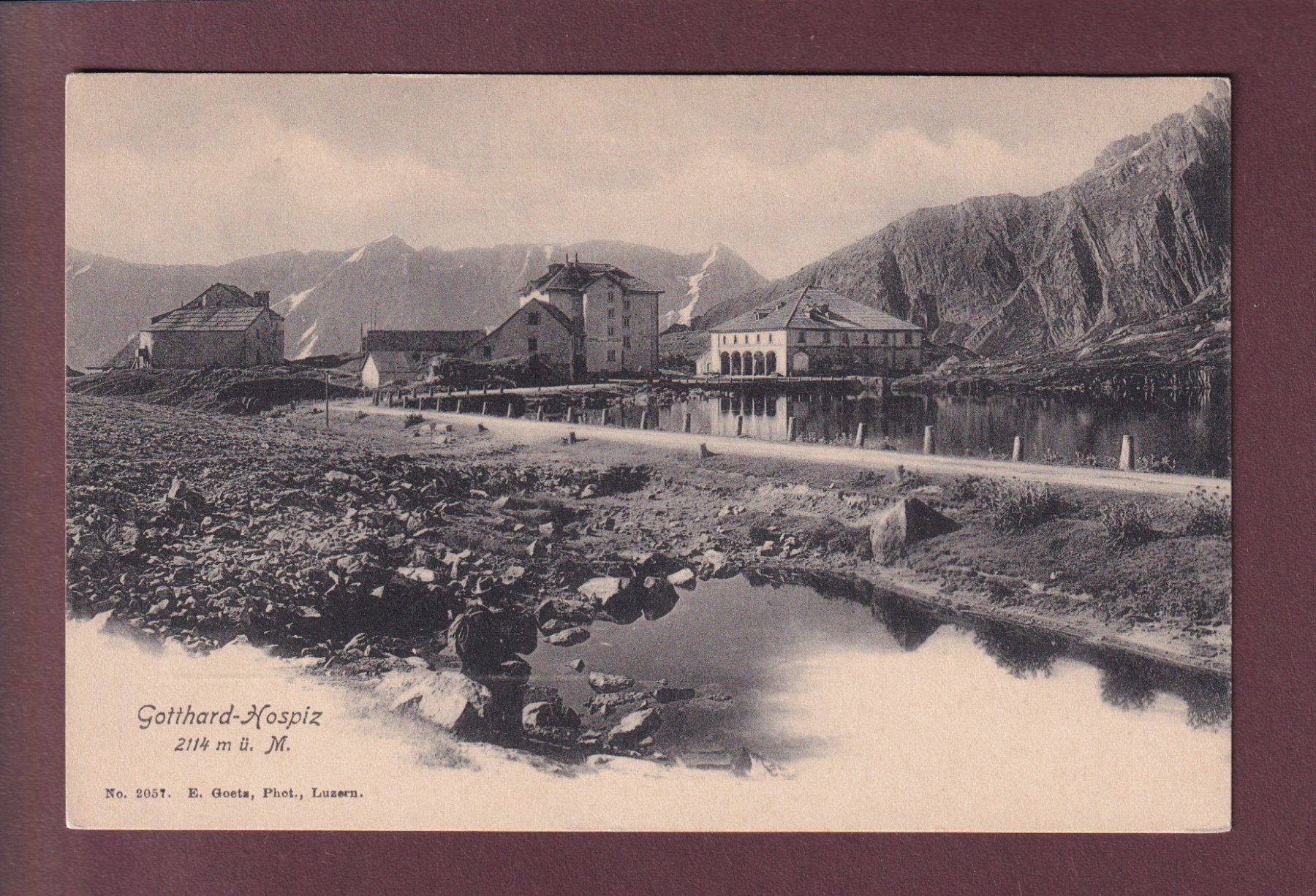Cartoline postali: GOTTHARD HOSPIZ - S. GOTTARDO – Usato da Pully venduto da nicecards