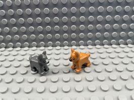 Lego Tiere - 2 x Hund Welpen