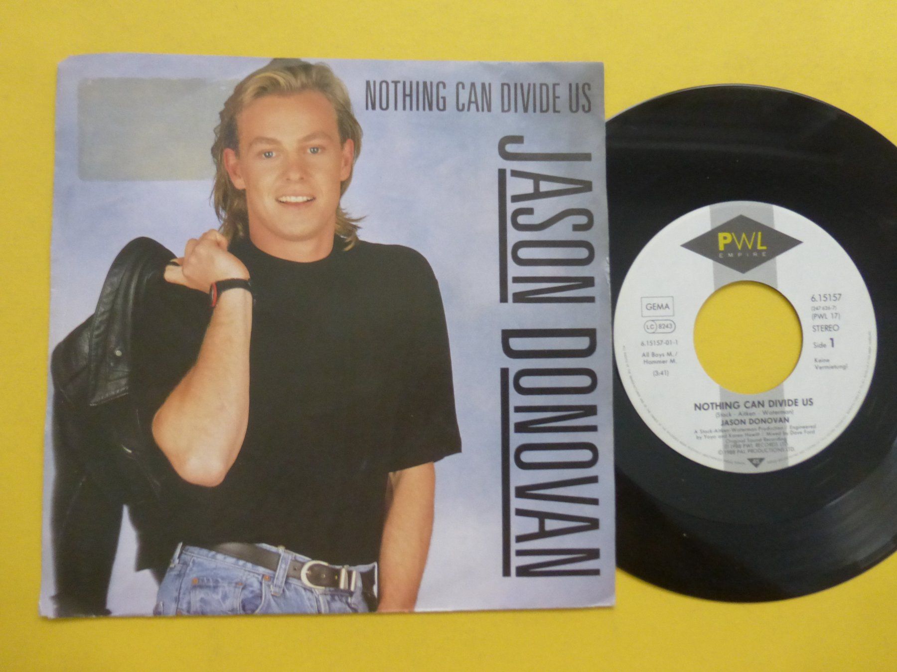 Schallplatten: Jason Donovan – Nothing Can Divide Us – Gebraucht aus Zürich von Swiss57