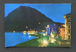 AK Lugano col Monte S Salvatore di notte