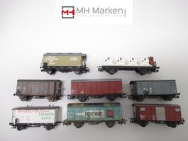 Liliput 8-tlg diverses Güterwagenset SBB CFF FFS o.OVP DC H0