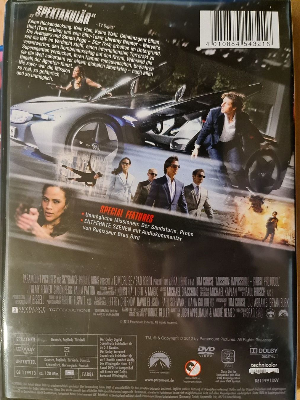Tutti i DVDs: DVD Phantom Protokoll – Usato da Dintikon venduto da Vexi 1