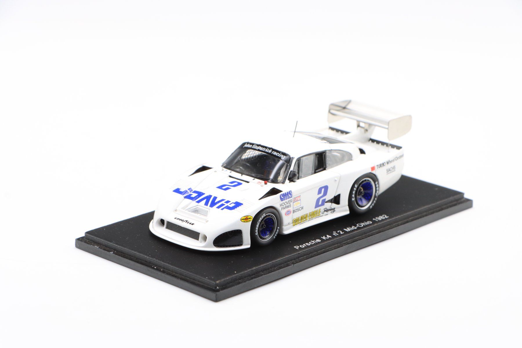 Porsche Modellini d'auto: Porsche K4 Mid-Ohio 1982 1:43 Spark – Nuovo e nell'imballaggio originale da Bühl b.Aarberg venduto da modelldiecast 5