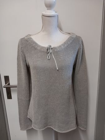 NILE Sportswear Strick Pullover Gr.L, Baumwolle, Leinen