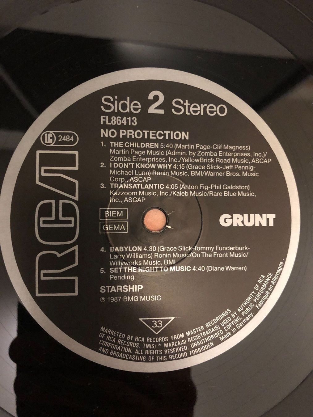 Dischi in vinile: Starship - No Protection LP – Usato da Schübelbach venduto da Klabauterli 5